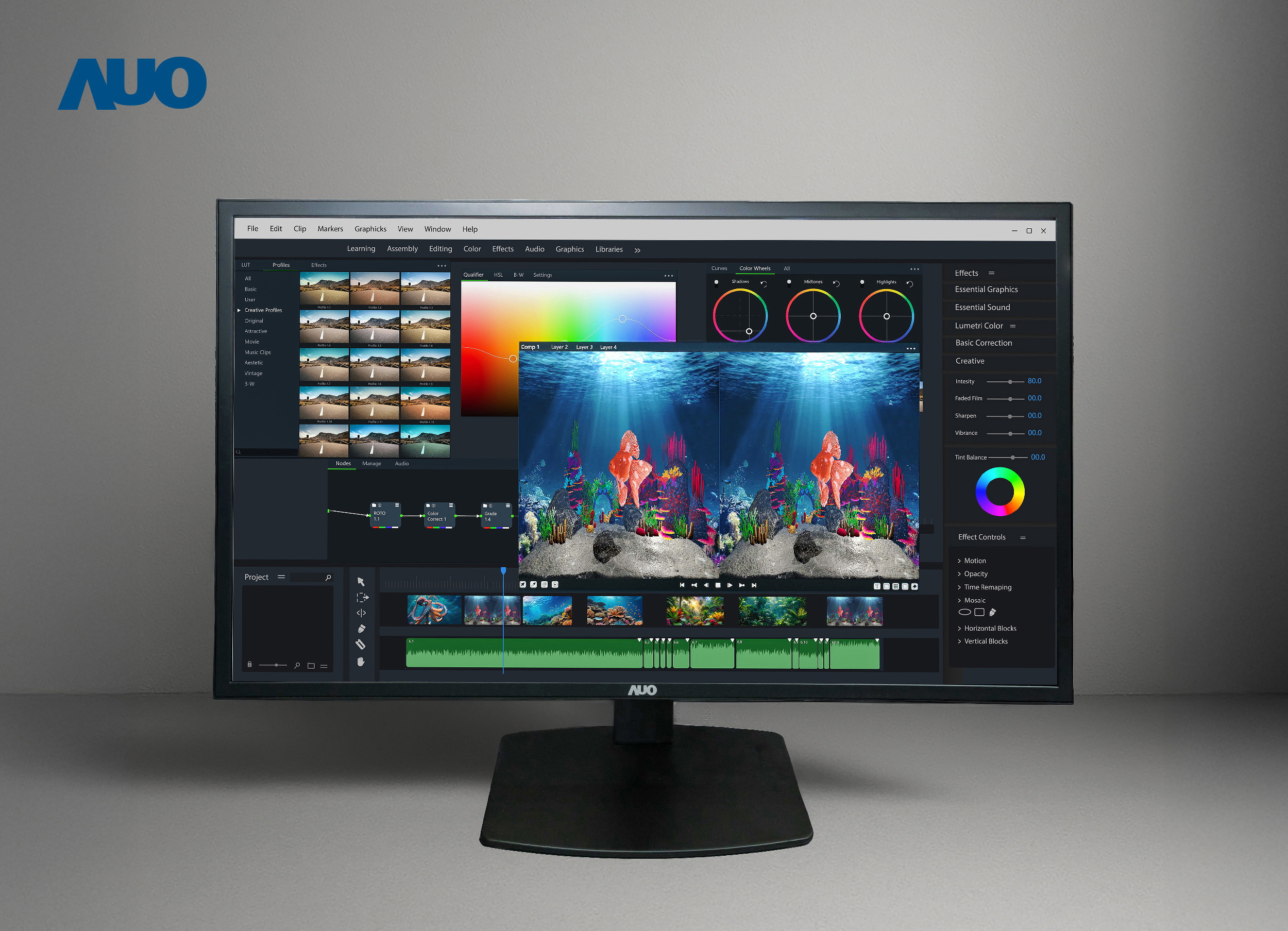 友達開發32吋2D/3D專業桌上型顯示器，擁有8K4K超高解析度，並以低串擾演算法優化3D顯示效果，搭載自動眼球追蹤功能，能即時調整3D圖像，進行即時2D與3D無縫共存視窗，提供圖像設計工作者突破二維介面的嶄新工作氛圍與效率