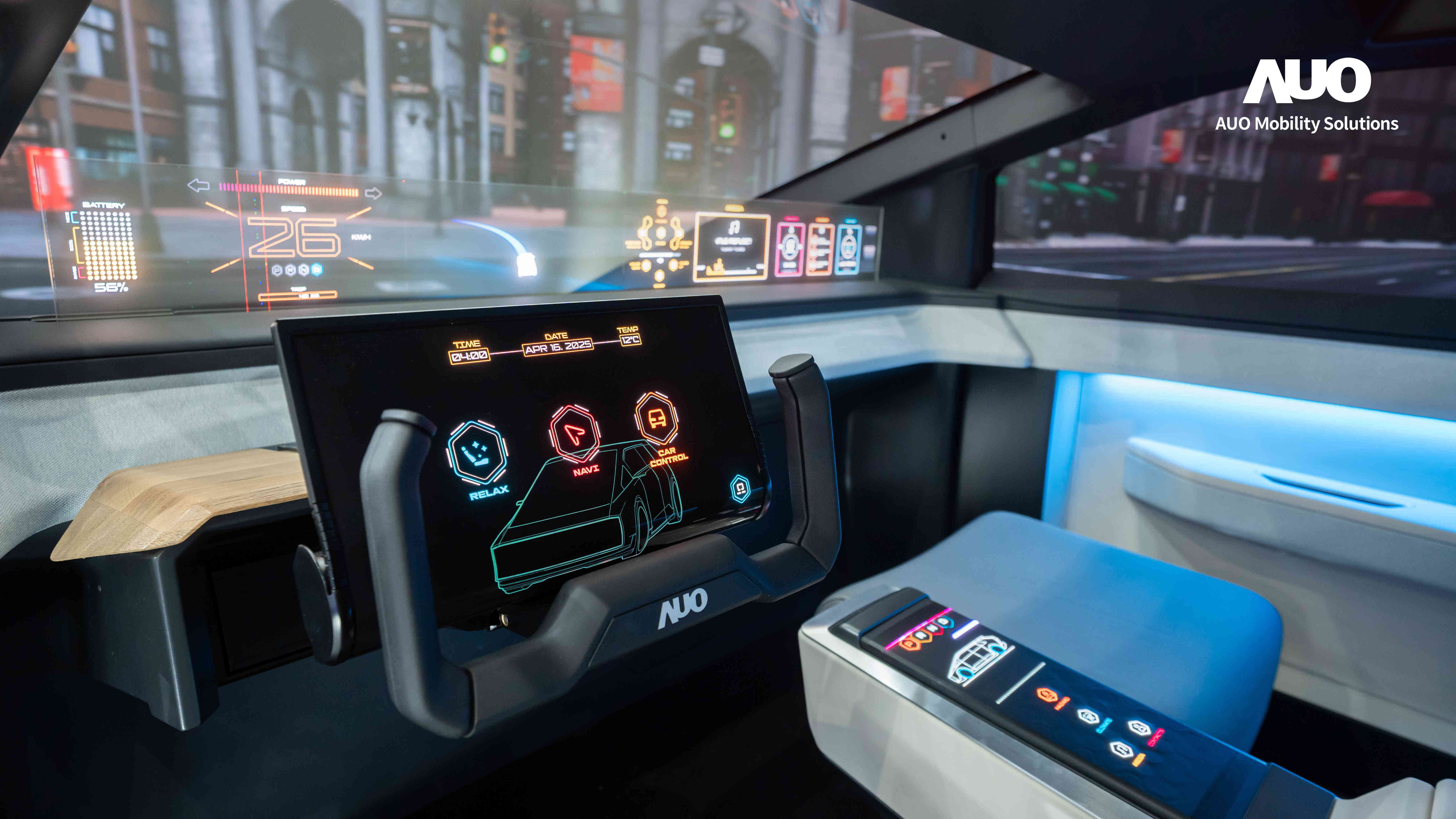 友達智慧移動致力於提供創新智慧車艙解決方案，透過顯示技術、運算平台與車聯網核心應用，打造沉浸、智慧且永續的座艙體驗與延伸智慧移動服務，滿足全球OEM客戶與使用者的多元需求